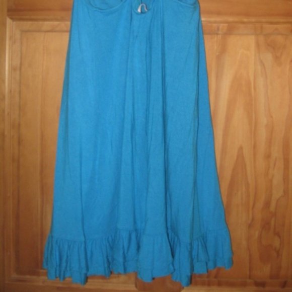 Fashions Best Kept Secret Bra Tops Blue Dress With Built in Bra - Picture 4 of 4